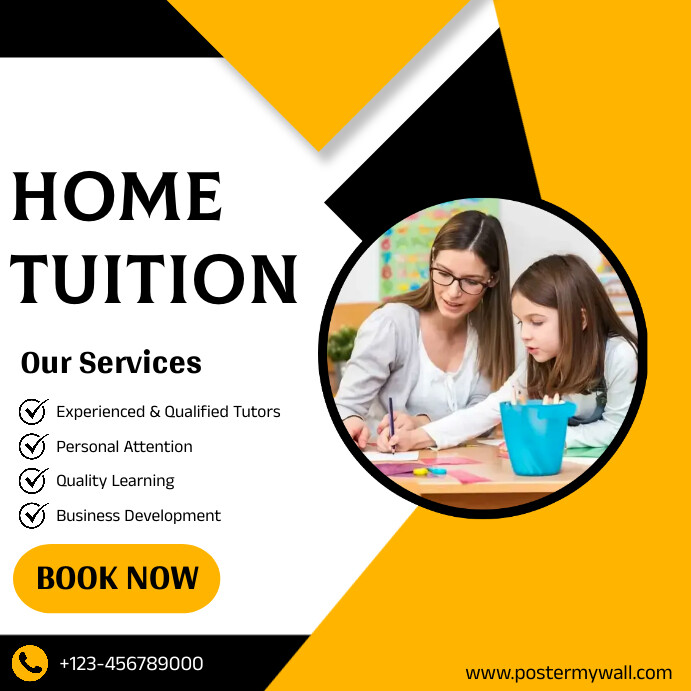 Home tutoring Template | PosterMyWall