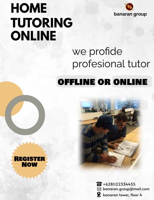 Home Tutoring Template | PosterMyWall