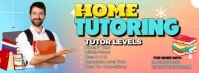 Home Tutoring Flyer Facebook Cover Photo template