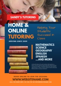 Home Tutoring Flyer A4 template