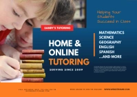 Home Tutoring Postcard Открытка template