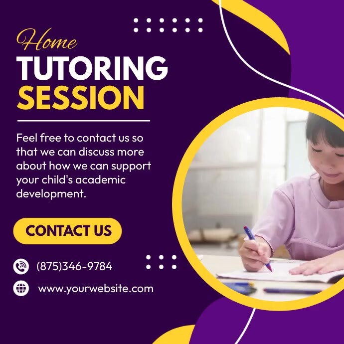 Home Tutoring Session Template | PosterMyWall