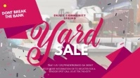 Home Yard Sale Display Banner Video Film w tle na Facebooka (16:9) template