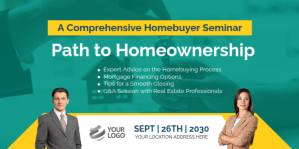 Homebuyer seminar Eventbrite Banner template