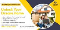 Homebuyer seminar Eventbrite Banner template