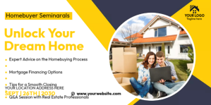 Homebuyer seminar Eventbrite Banner template