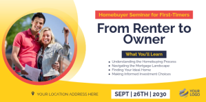 Homebuyer seminar Eventbrite Banner template