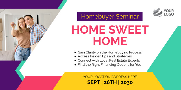 Homebuyer seminar Eventbrite Banner template