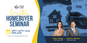 Homebuyer seminar Eventbrite Banner template