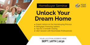 Kuning Homebuyer Seminar Eventbrite Banner Eventbrite-Banner Template