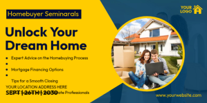 Homebuyer seminar Eventbrite Banner template