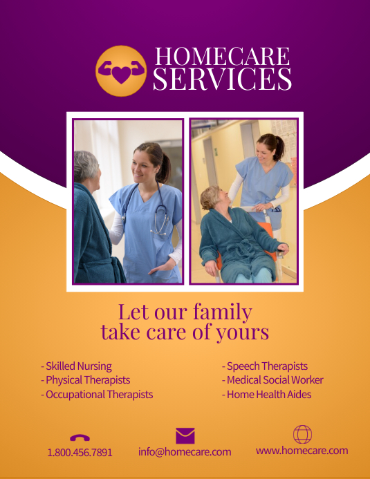 Homecare Services Template PosterMyWall