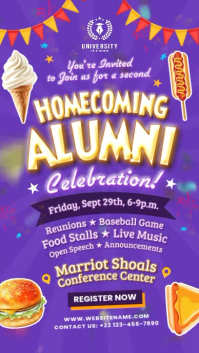 Homecoming Alumni Celebration Story Template