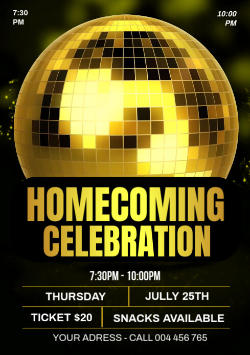 Homecoming dance poster Template | PosterMyWall Homecoming dance poster Template | PosterMyWall