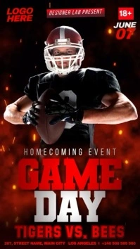 Homecoming Game Day 2024 Instagram-Story template
