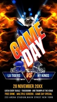 Homecoming Game Day 2025 Instagram-Story template