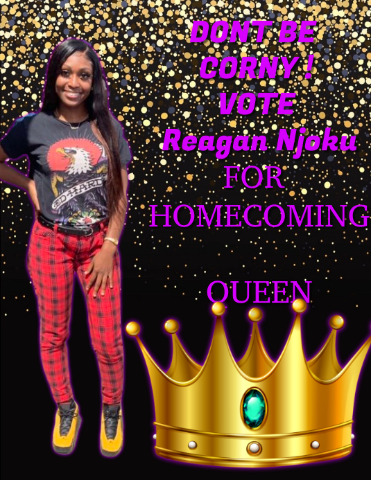 HOMECOMING QUEEN Pamflet (VSA Brief) template