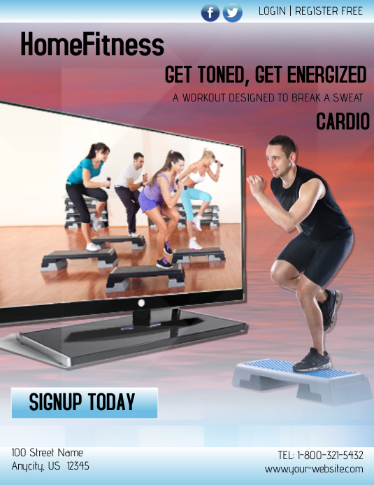 Homefitness Crdio Template Postermywall