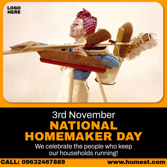 Homemaker Day Design Template | PosterMyWall