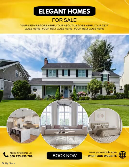 Homes for sale (4) Template PosterMyWall