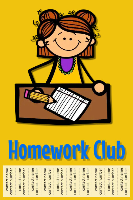 Homework club Template | PosterMyWall