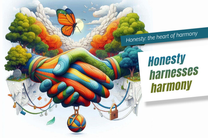 Honest Design Examples Copy of Honestly | PosterMyWall