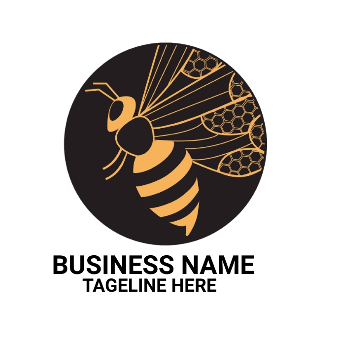 honey bee logo,queen bee,bee hive,wasp hive, Logotyp template