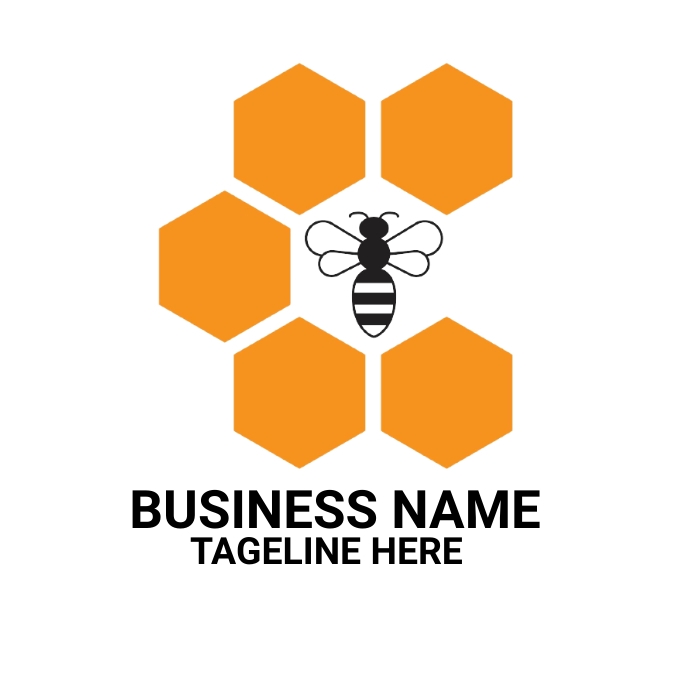 honey bee logo,queen bee,bee hive,wasp hive, Logotyp template