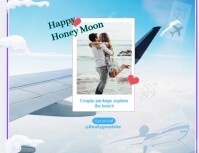 Honey moon Flyer (US Letter) template