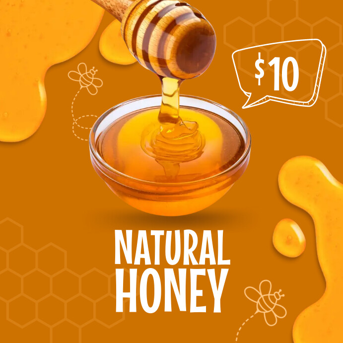 Honey template | PosterMyWall