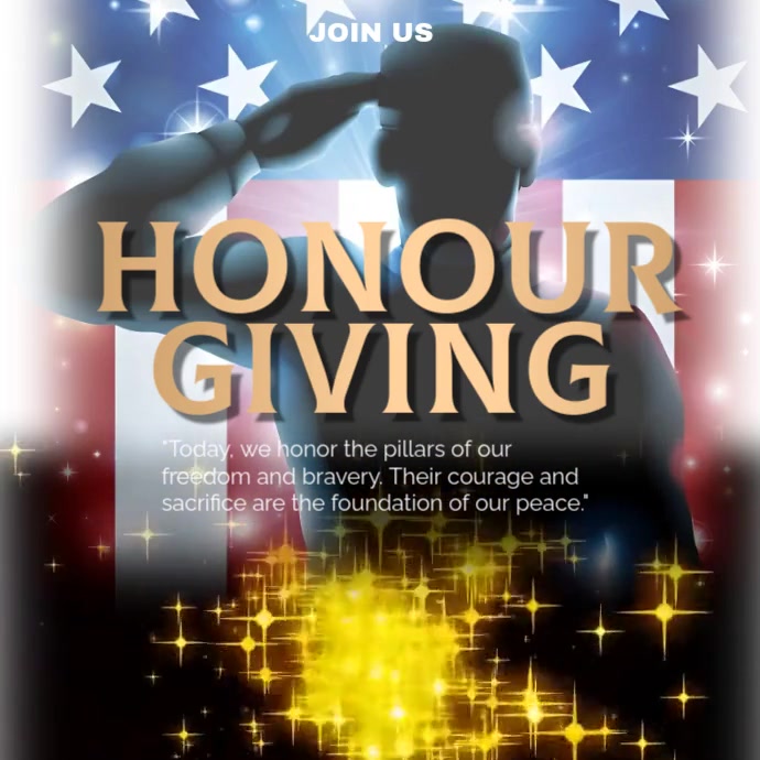 Honor giving Message Instagram template