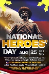 Honoring Heroes, Inspiring Our Future Poster template