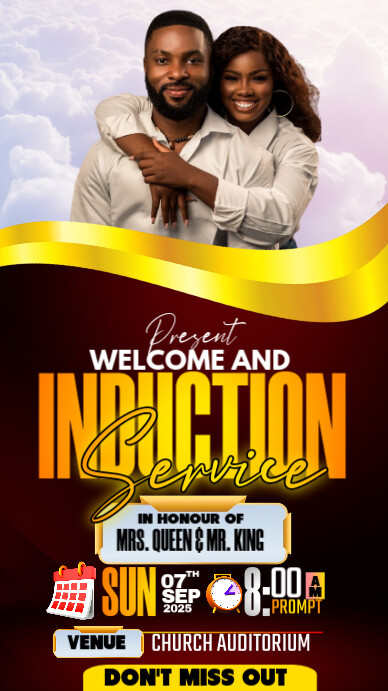 Honoring Lives Through Induction Service Instagram Story template