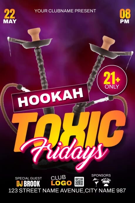 Copy of Hookah Ads | PosterMyWall