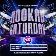 Hookah Instagram Post template