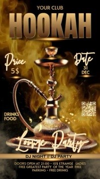 Hookah Digital Display Umbukiso Wedijithali (9:16) template