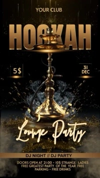 Hookah Digital Display Цифровой дисплей (9 : 16) template