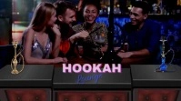 hookah lounge/bar/night club/zoom backgrounds Présentation (16:9) template
