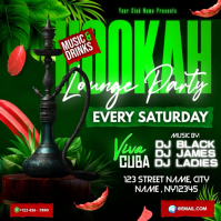 Hookah Lounge Vibes Every Saturday Message Instagram template