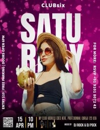 hookah party, Flyer (US Letter) template