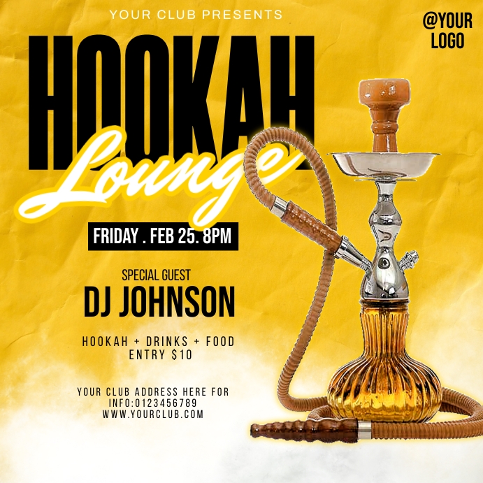 Copy of Hookah party PosterMyWall