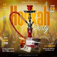 Hookah Party Pos Instagram template