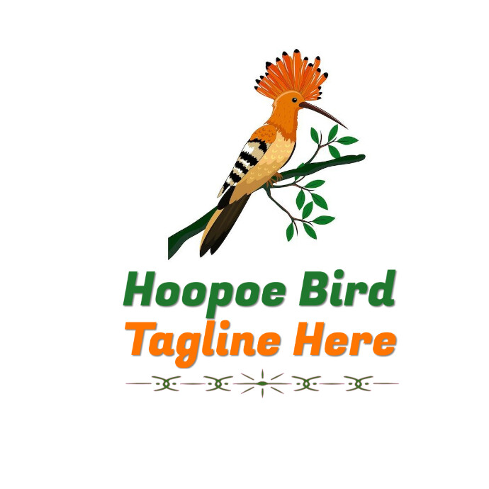Copy of Hoopoe Bird | PosterMyWall
