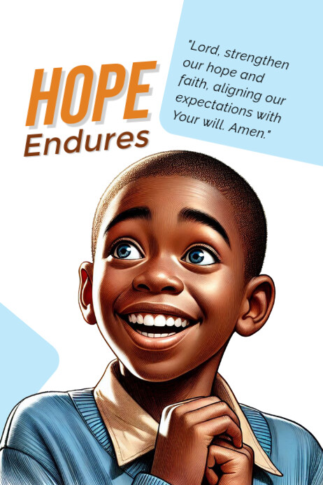 Hope Poster template