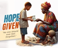 Hope given Large Rectangle template