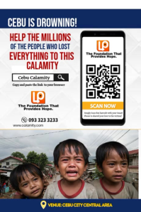 Hope Rises: Cebu's Future Poster template