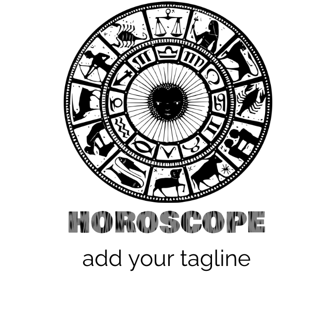 horoscope โพสต์บน Instagram template