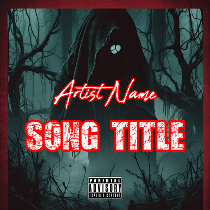 Copy of Horror Album Cover Album Cover Album Cover | PosterMyWall