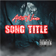 Horror Album Cover Album Cover template