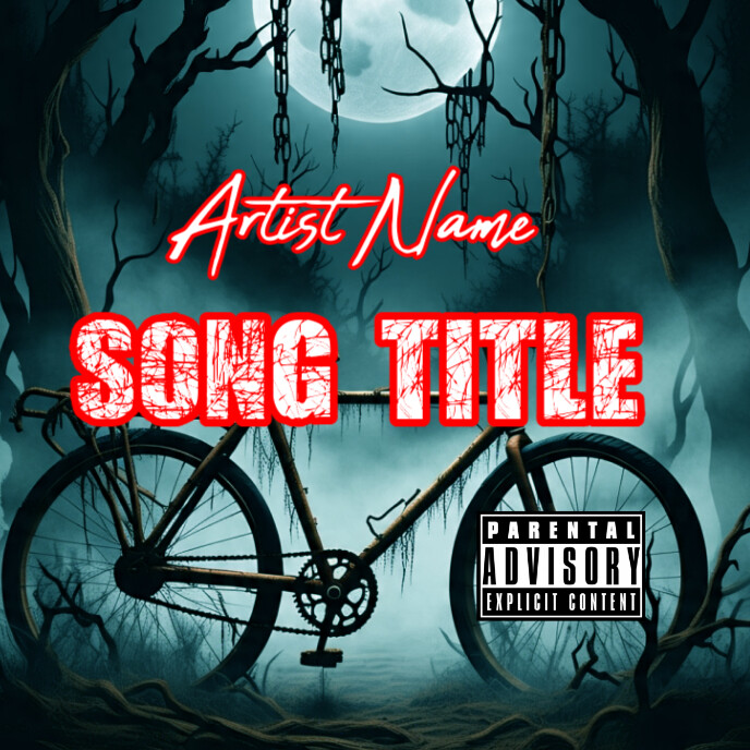 Horror Album Cover Album Cover template